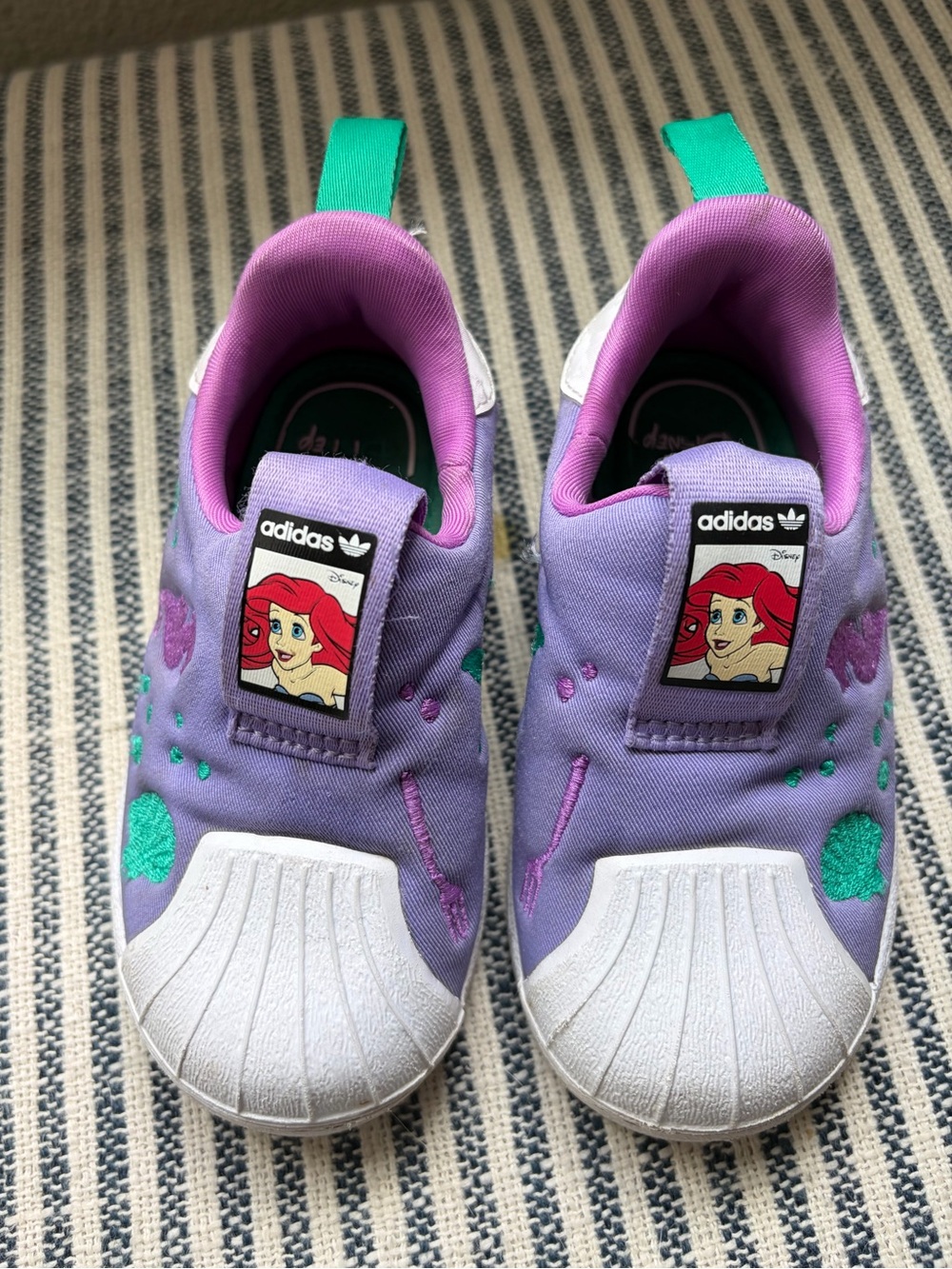 Adidas little mermaid Ariel sneakers